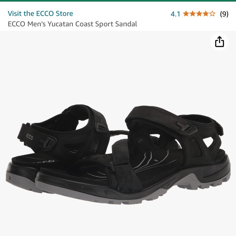 New Without box Ecco Yucatán Sport Sandals